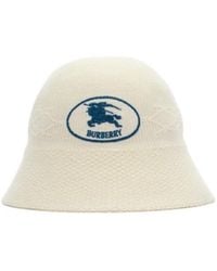 Burberry - Knight Stamp Knitted Bucket Hat - Lyst