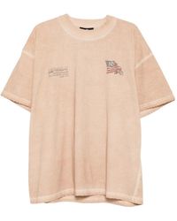 Represent - Graphic-Print Distressed T-Shirt - Lyst