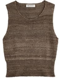 Our Legacy - Pleaser Sleeveless Knitted Top - Lyst
