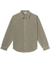 FRAME - Relaxed-Fit Long-Sleeve Overshirt - Lyst