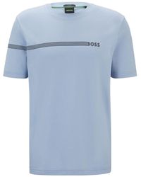 BOSS - Logo-Print T-Shirt - Lyst