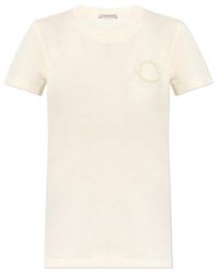 Moncler - Logo Detailed Crewneck T-Shirt - Lyst