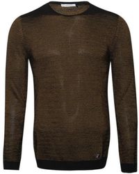 Versace - Striped Slim Pullover - Lyst