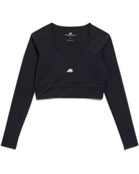 Balenciaga - Activewear Long-Sleeved Sports Bra - Lyst