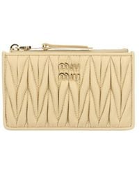 Miu Miu - Zipper Card Bag - Lyst