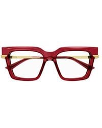 Bottega Veneta - Eyewear Square Frame Glasses - Lyst