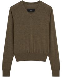 Phoebe Philo - V-Neck Long-Sleeved Sweater - Lyst
