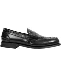 Church's - Pembrey Met Stud-Embellished Loafers - Lyst