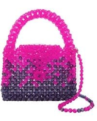 Germanier - Bead-Embellished Top Handle Bag - Lyst