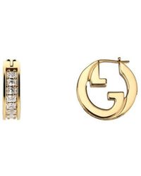 Gucci - Blondie Crystal Mini Earrings - Lyst