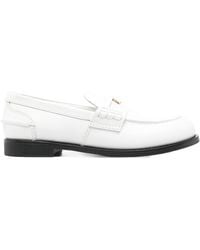 Miu Miu - Penny Leather Loafers - Lyst