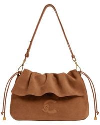 Coccinelle - Ruffled Flap Shoulder Bag - Lyst