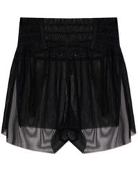 Rick Owens - Sheer Layered Shorts - Lyst