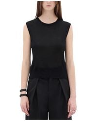 Ann Demeulemeester - Round-Neck Knit Vest - Lyst