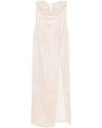 Roland Mouret - Diamante-Embellished Maxi Dress - Lyst
