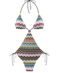 Missoni - Zigzag Pattern Bikini - Lyst
