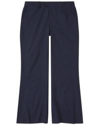 Closed - Wharton Cropped Flared Trousers - Lyst