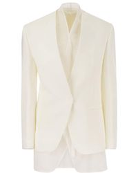 Brunello Cucinelli - Single Breasted Jacket - Lyst