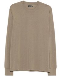 Tom Ford - Crewneck Long-Sleeved T-Shirt - Lyst
