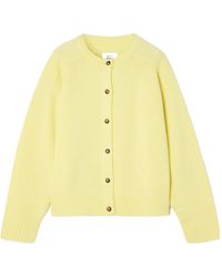 Loulou de Saison - Aidar Merino Wool And Cashmere-Blend Cardigan - Lyst