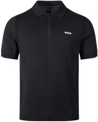BOSS - Ever-X Half-Zip Polo Shirt - Lyst