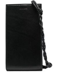 Jil Sander - Logo Detailed Tangle Shoulder Bag - Lyst