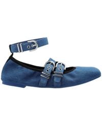 Stuart Weitzman - Logo Flat Shoes - Lyst