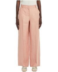 Weekend by Maxmara - Linen Canvas Trousers - Lyst