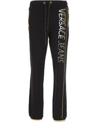 Versace Jeans Couture - Logo Details Sweatpants - Lyst