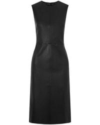 Stouls - Leather Midi Dress - Lyst