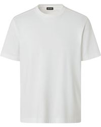 ZEGNA - Cotton T-Shirt - Lyst