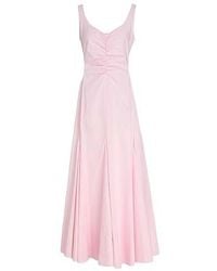Sportmax - Solid Sleeveless Dress - Lyst