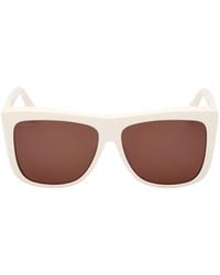 Max Mara - Square Frame Sunglasses - Lyst