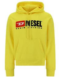 DIESEL - S-Ginn Drawstring Hoodie - Lyst
