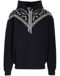 Marcelo Burlon - County Of Milan Bandana Printed Drawstring Hoodie - Lyst