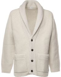 Eleventy - Buttoned Wool-Cashmere Cardigan - Lyst