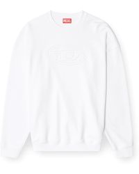 DIESEL - S-Mart-Bigoval Sweatshirt - Lyst