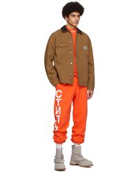 Heron Preston - Logo Print Elasticated-Waist Track Pants - Lyst