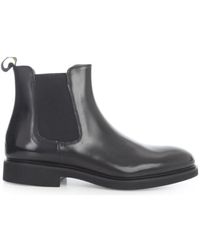Doucal's - Round Toe Slip-On Chelsea Boots - Lyst