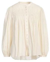 Isabel Marant - Stand-Collar Single-Breasted Long-Sleeve Top - Lyst