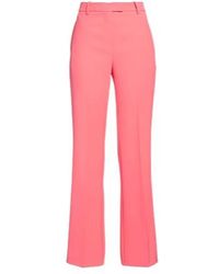 Ganni - High-Waisted Tapered Casual Pants - Lyst