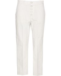 Dondup - Trousers Button Detail - Lyst