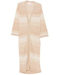 MC2 Saint Barth - Tonia Carigan Sea Wave Lurex Sweater - Lyst