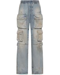 Amiri - Drawstring-Fastening Cargo Jeans - Lyst