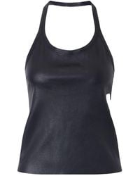 Stouls - Cherry Leather Tank - Lyst
