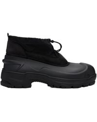 ROA - Low Rubber Calf-Suede Boots - Lyst