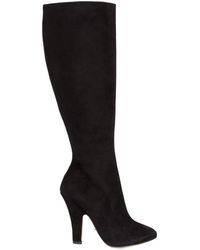 Dolce & Gabbana - Minimalist Round-Toe Leather Boots - Lyst