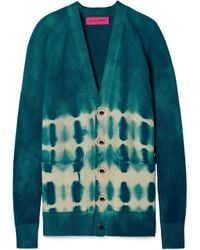 The Elder Statesman - Tie-Dye Cashmere Cardigan - Lyst