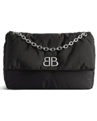 Balenciaga - Monaco Chain Medium Shoulder Bag - Lyst