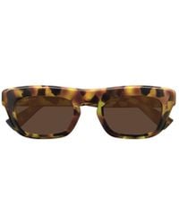 Gucci - Eyewear Rectangular Frame Sunglasses - Lyst